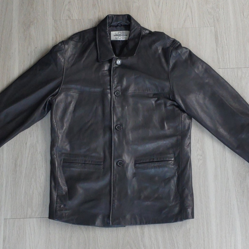 Lobi Men's Leather Jacket Large